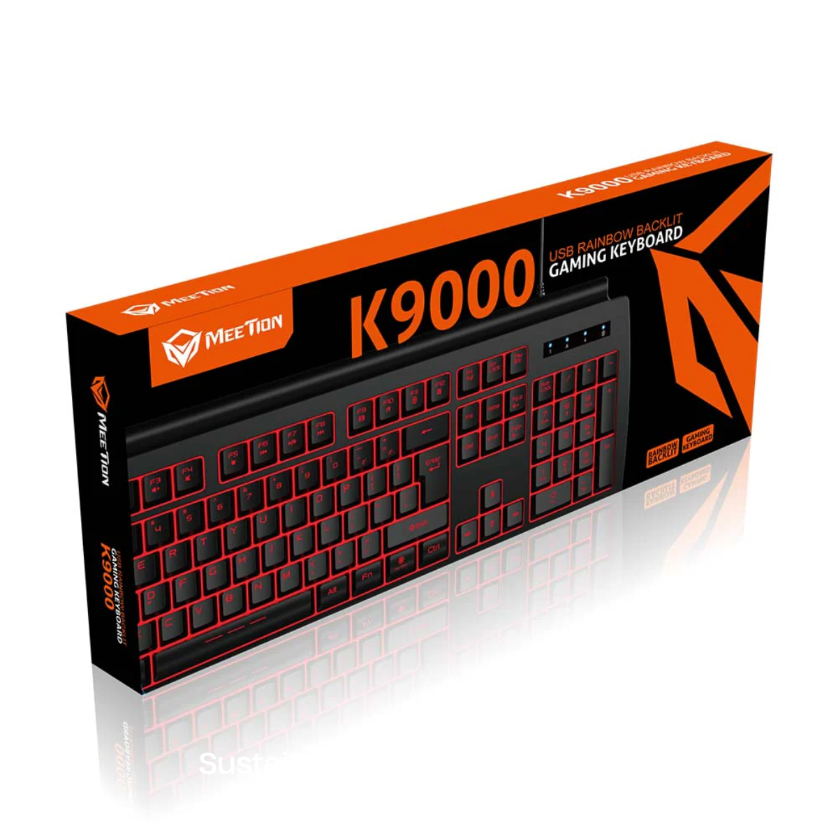 MEETION | K9000 USB Backlit Wired Gaming Keyboard |