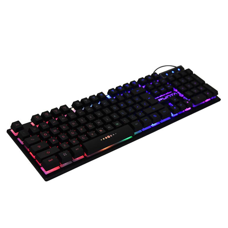 PUNTA Rainbow RBG Backlit Wired Keyboard | 1.5 m cable and 5 million Key Life